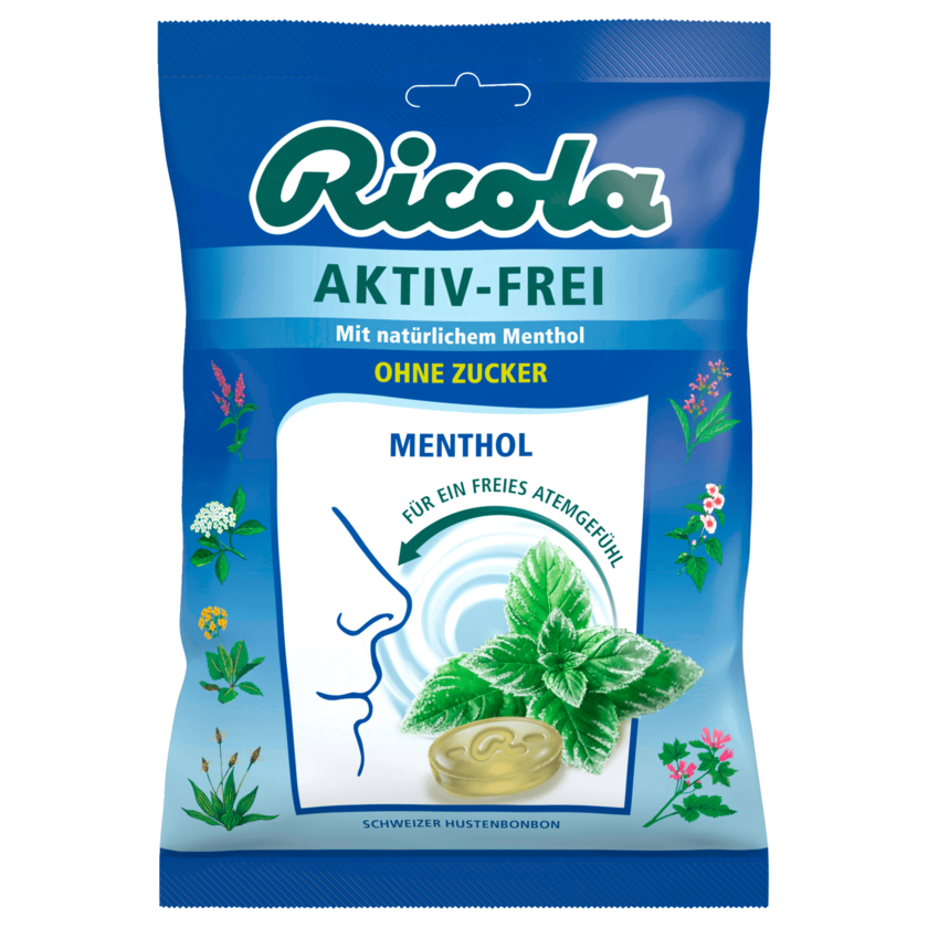 Ricola Aktiv-Frei ohne Zucker 75g